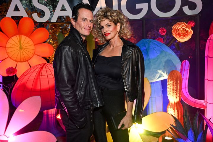 Rande Gerber and Cindy Crawford attend their Annual Casamigos Halloween Party on October 27