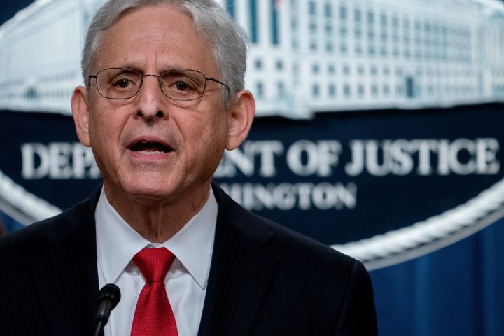 Attorney General Merrick Garland at a press conference on Oct. 3, 2023. 