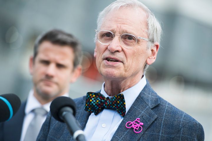 Rep. Earl Blumenauer (D-Ore.), who has been in Congress since 1996, embodies his home city of Portland's eccentric style and bike-friendly policies.