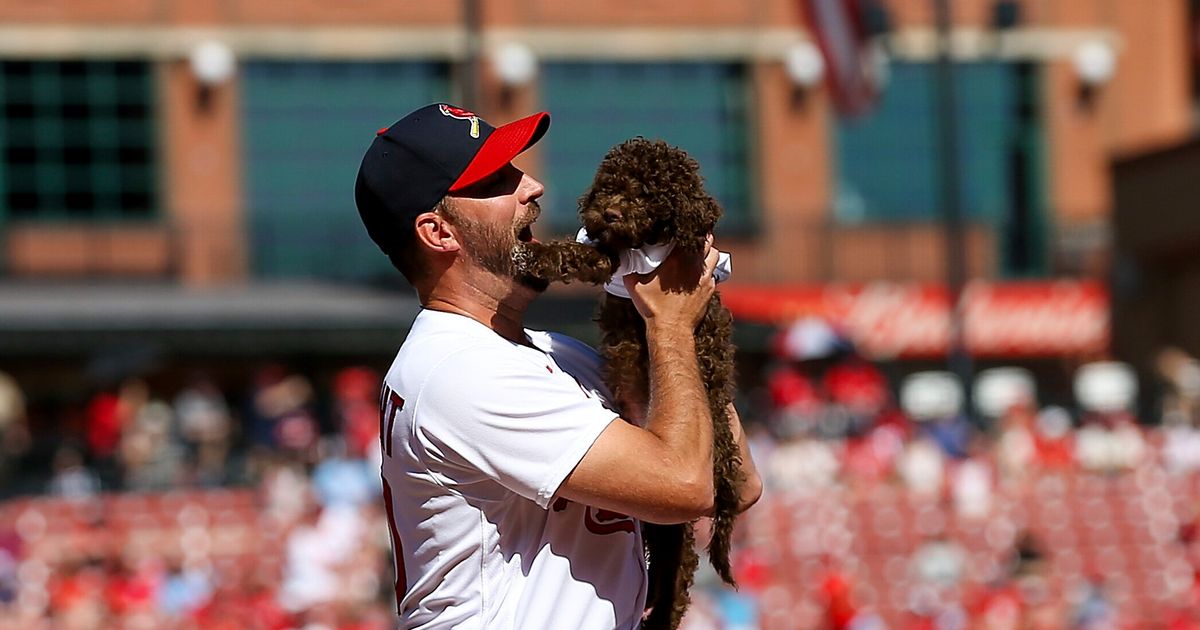 MLB Pitcher Adam Wainwright Says He's Retiring 'Because I Got A Puppy!'