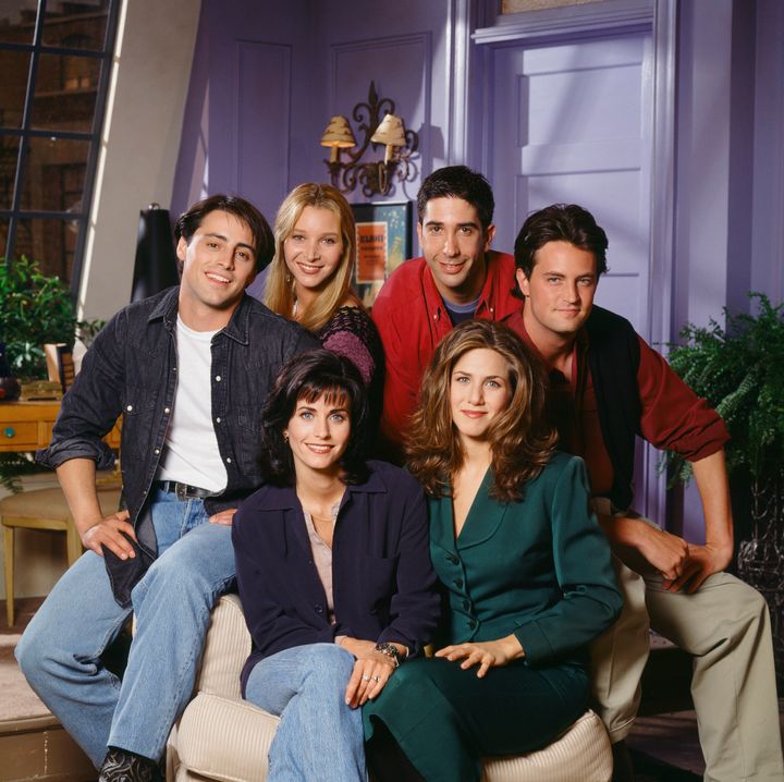 The cast of Friends pictured during the show's first season