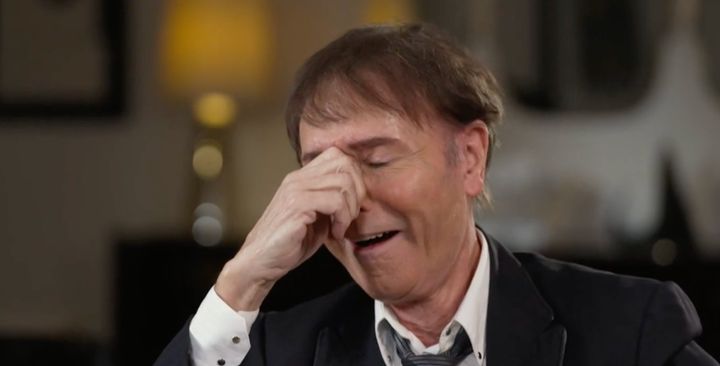 Sir Cliff Richard pictured during his recent interview on BBC Breakfast