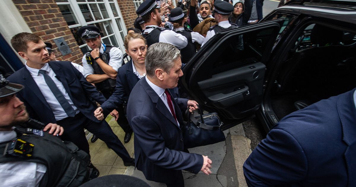 Keir Starmer Mobbed By Protesters After Refusing To Back Israel-Hamas Ceasefire