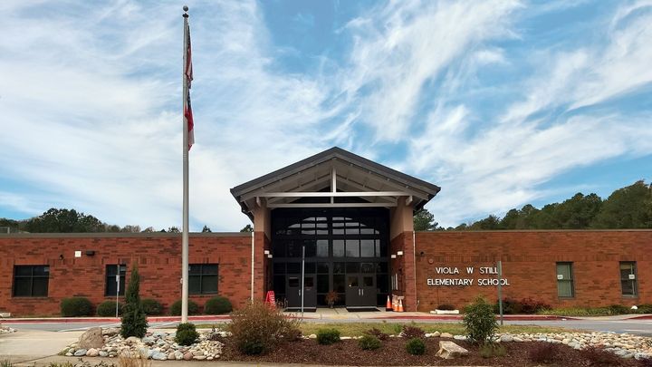 Still Elementary School in Powder Springs, Georgia. The teacher was killed in her home in Dallas, Georgia, in nearby Paulding County.
