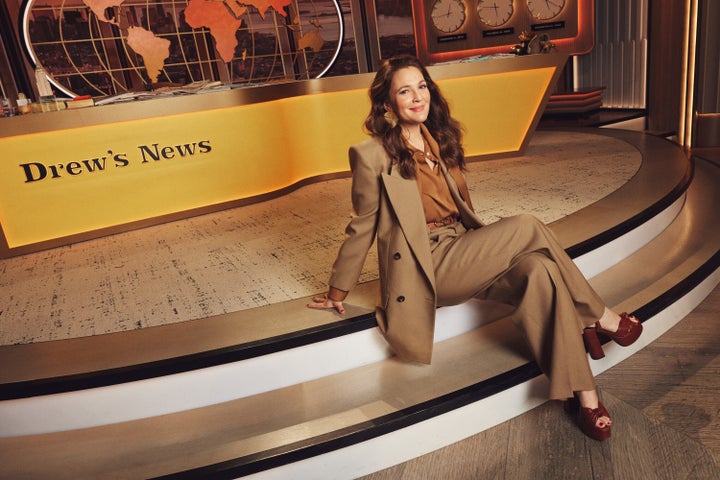 Actor Drew Barrymore began hosting her self-titled talk show in 2020.