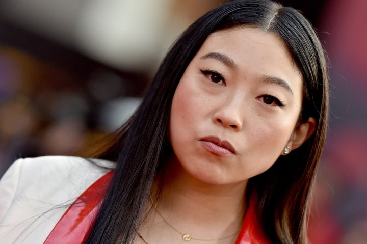 Awkwafina attends Disney's premiere of "Shang-Chi and the Legend of the Ten Rings" at El Capitan Theatre in August 2021 in Los Angeles.