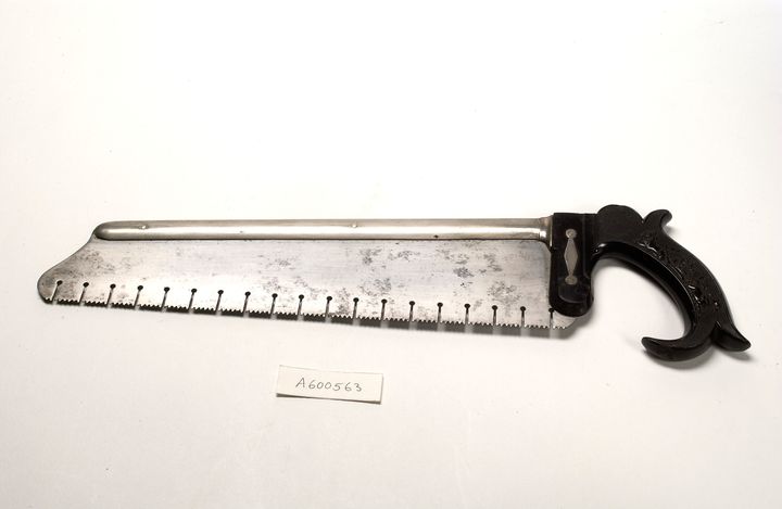 British amputation saw produced by John Weiss.