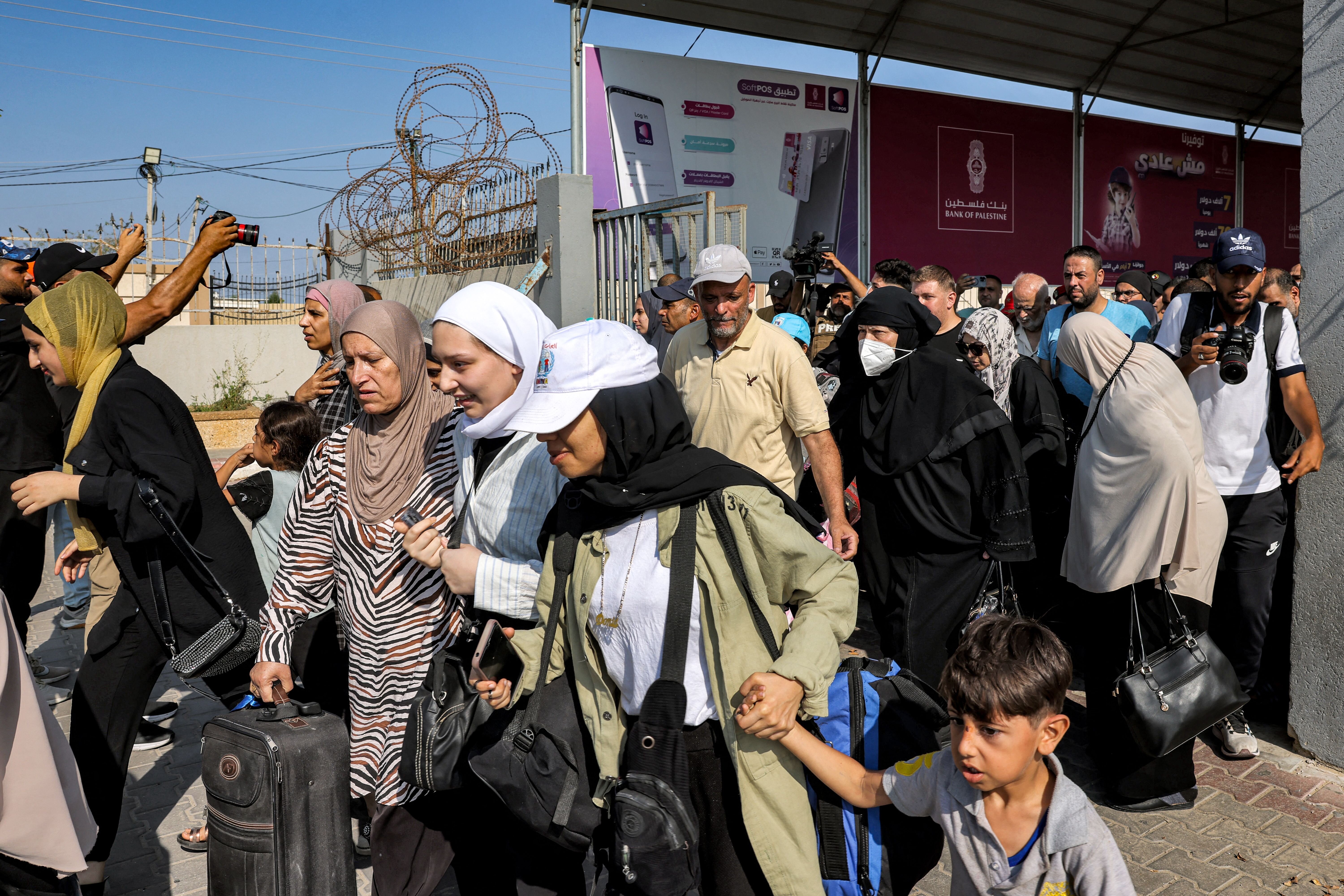 First Images Of Rafah Crossing Provide Relief Amid Israel-Hamas War ...