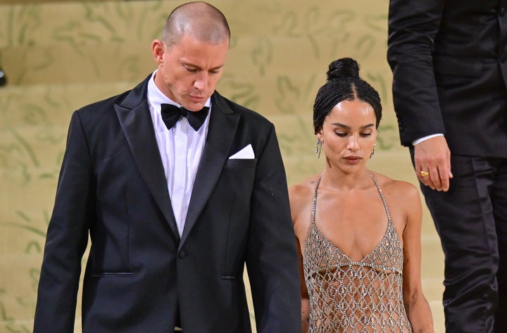 Channing Tatum and Zoe Kravitz leave the 2021 Met Gala 