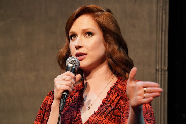 Ellie Kemper participates in a panel about "Unbreakable Kimmy Schmidt" in May 2019 in Los Angeles.