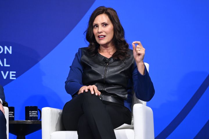 Michigan Gov. Gretchen Whitmer (D), shown here on Sept. 19 in New York City, said of the passage of clean-energy bills in her state: "Today we are protecting everything we know and love about pure Michigan.” 