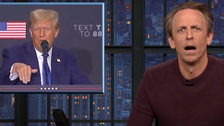 Trump’s Latest Word Salad Has Seth Meyers Thinking… Wait, What?!? Trump’s Latest Word Salad Has Seth Meyers Thinking… Wait, What?!?