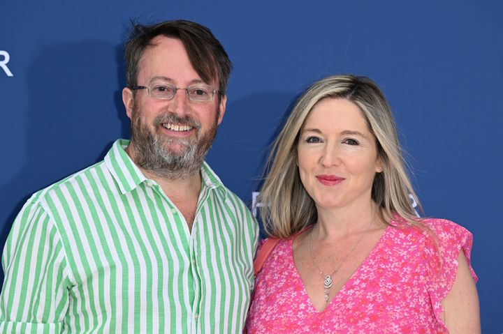 David Mitchell and Victoria Coren Mitchell at a V&A event over the summer