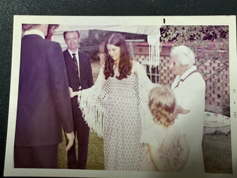 The author and Sue's wedding day, June 26, 1973.