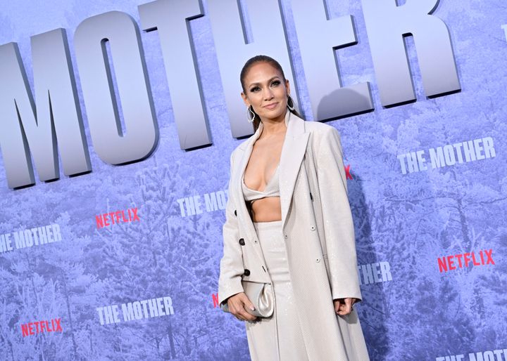 Jennifer Lopez at the Los Angeles premiere of Netflix's "The Mother" in May. (Photo by Axelle/Bauer-Griffin/FilmMagic)