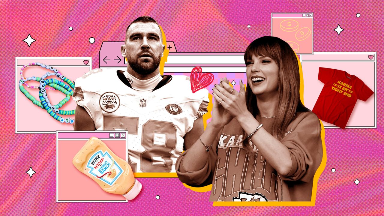 Travis Kelce 1989 outfit explained: Chiefs star's bedroom painting set  wasn't inspired by Taylor Swift, until it was