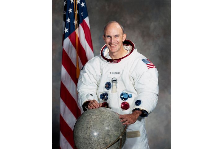 Ken Mattingly, who is best remembered for his efforts on the ground that helped bring the damaged Apollo 13 spacecraft safely back to Earth, died on Tuesday, Oct. 31, 2023, NASA announced. (NASA via AP)