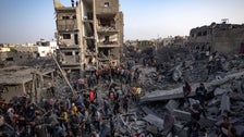 Israeli Warplanes Strike Gaza Refugee Camps As Israel Rejects U.S. Push For Pause In Fighting