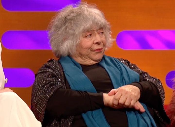 Miriam Margolyes during her latest Graham Norton appearance