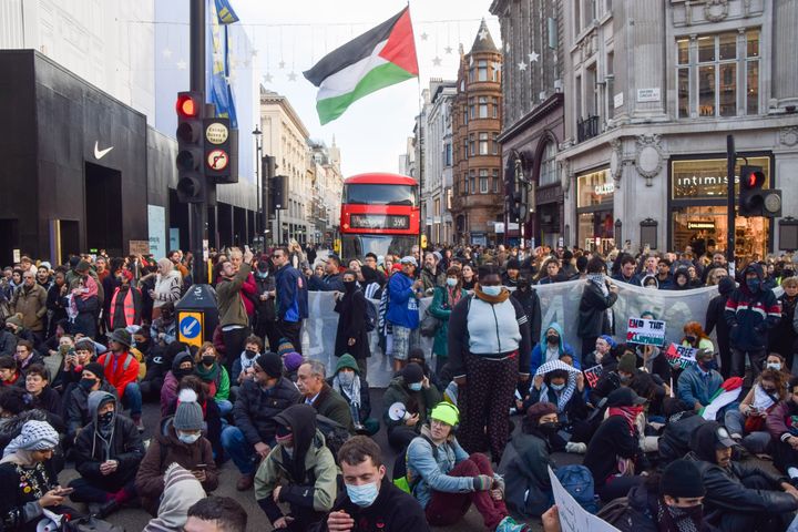 There have been major protests across London every weekend since the Israel-Hamas war broke out last month.