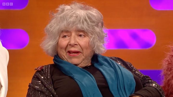 Miriam wore a subtle nod to her favourite snack on Graham Norton's show