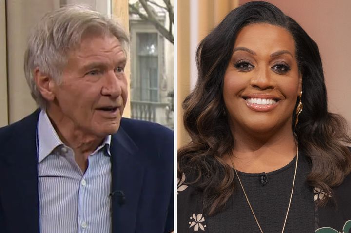 Harrison Ford and Alison Hammond