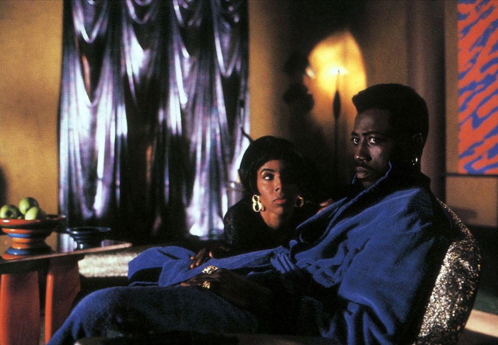 Wesley Snipes and Tracy Camilla Johns in "New Jack City" in 1991.