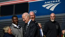 Biden Visits Amtrak Maintenance Shed In Home State To Tout Infrastructure Law