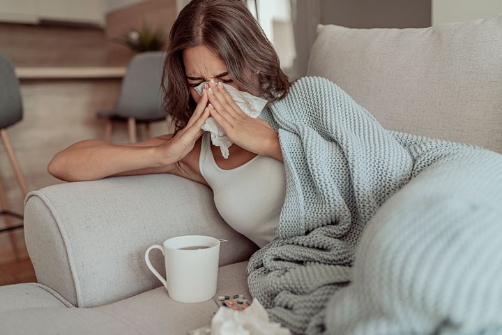 Runny nose, congestion and headache are all among the common COVID symptoms right now.