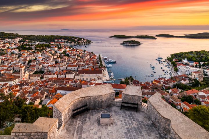 The island of Hvar is known for its sea views, wineries, nightlife and more. 