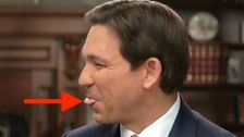 Ron DeSantis Did A Thing With His Tongue And It's Freaking People Out