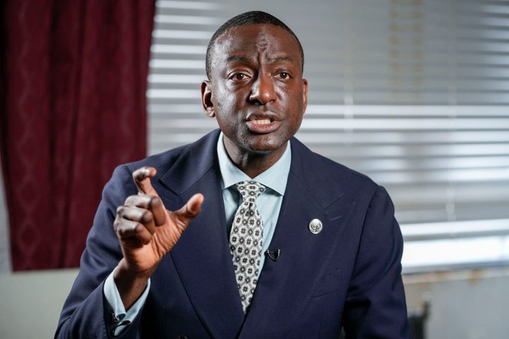 New York City Council candidate Yusef Salaam, seen in May, will represent a central Harlem district on the City Council after running unopposed for the seat.