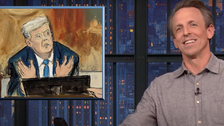 Seth Meyers Says Courtroom Artist Absolutely ‘Nailed’ 1 Part Of Trump Seth Meyers Says Courtroom Artist Absolutely ‘Nailed’ 1 Part Of Trump