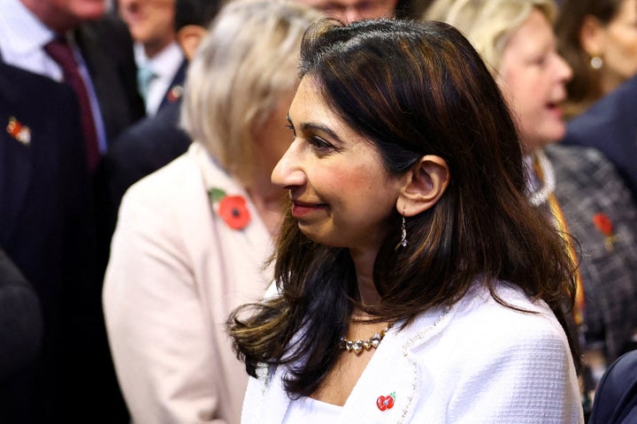 Suella Braverman at the State Opening of Parliament earlier this week.