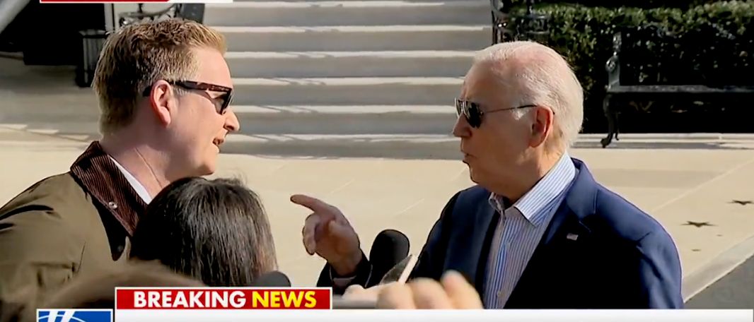 Joe Biden And Fox News' Peter Doocy Go At It On White House South Lawn ...