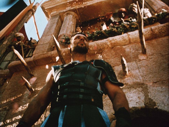 Russell Crowe in the first Gladiator film