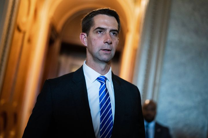 Sen. Tom Cotton (R-Ark.) accused The New York Times of embedding its staff with Hamas.