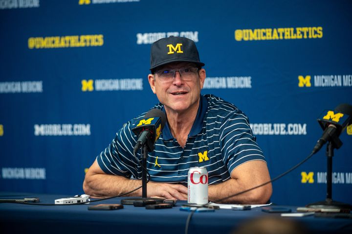 Michigan Coach Jim Harbaugh Banned For Rest Of Regular Season Over  Sign-Stealing Scheme | HuffPost Sports