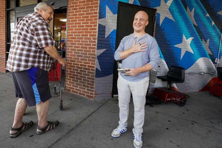 Former Rep. Max Rose (right) is a senior advisor to Organize New York. He failed to retake his seat in 2022 amid a generally weak performance for Empire State Democrats.