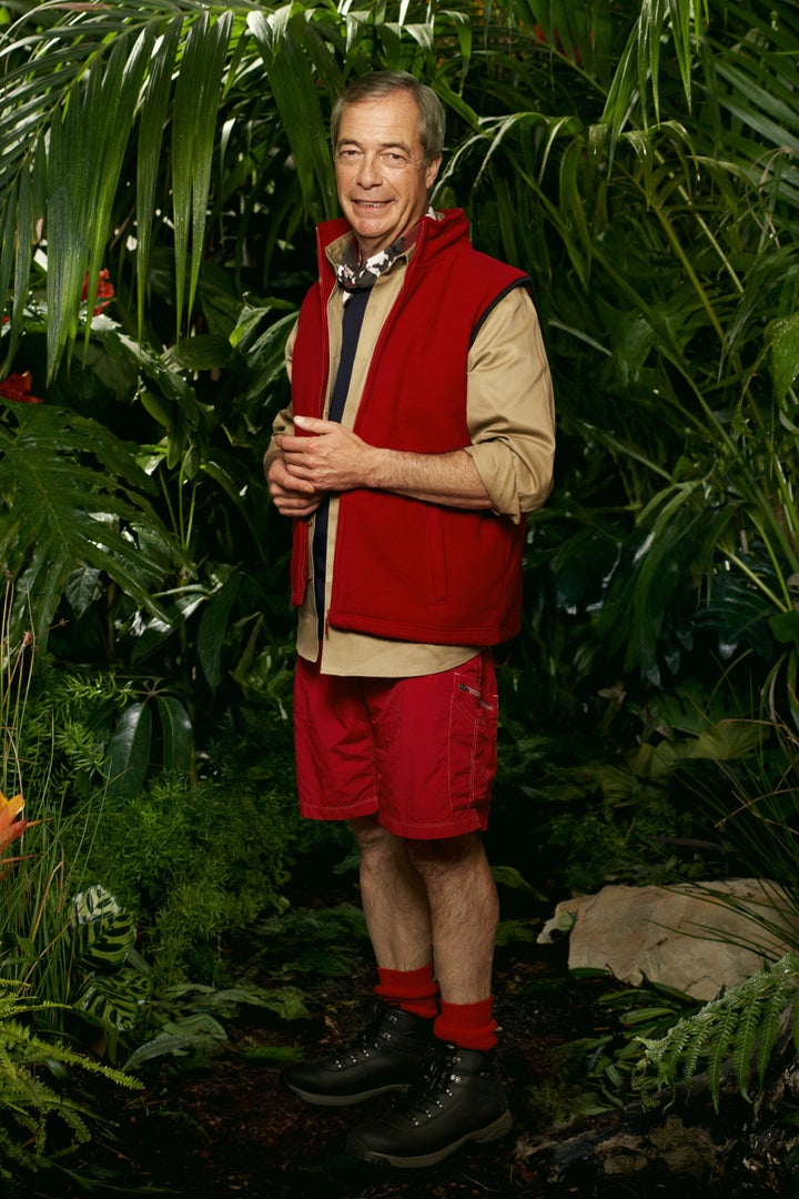 Nigel Farage is entering the I'm A Celebrity jungle