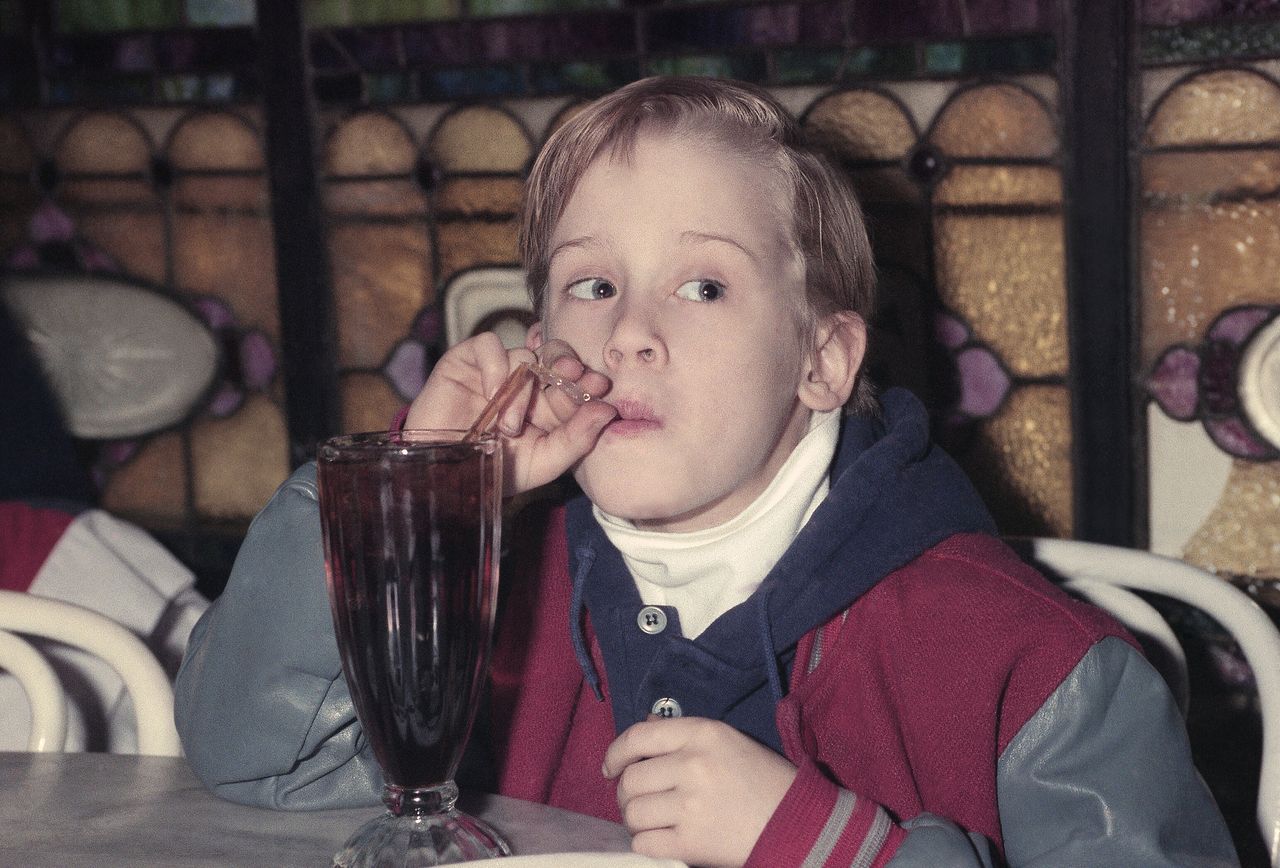 Young actor Macaulay Culkin of "Home Alone" fame is shown in New York, Jan. 5, 1991, during an interview. (AP Photo/Malcolm Clarke)