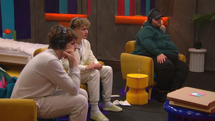 Tom (second left) and Jenkin (right) have already been evicted