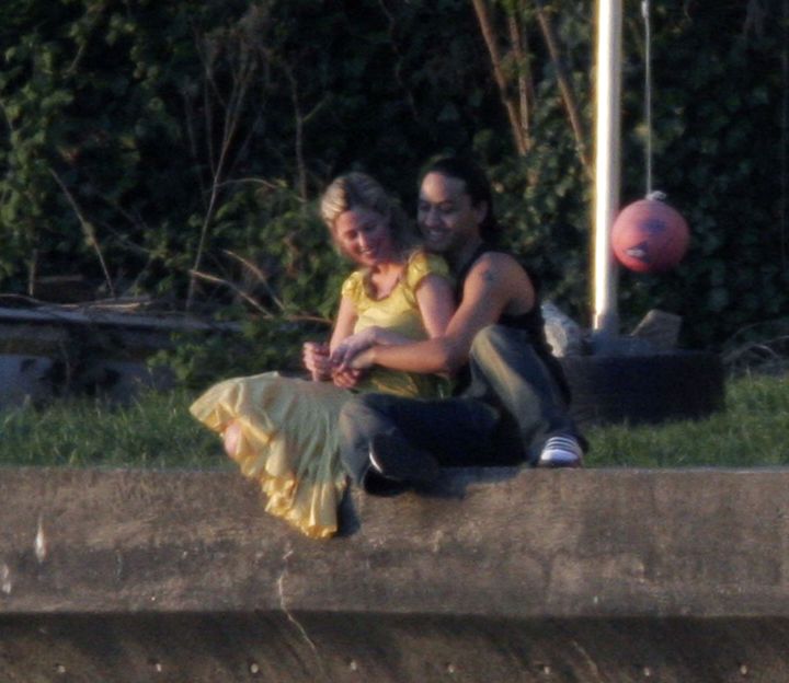 Sex offender Mary Kay Letourneau and Vili Fualaau during a photo shoot on April 27, 2006, at her beachfront home in Normandy Park, Washington.