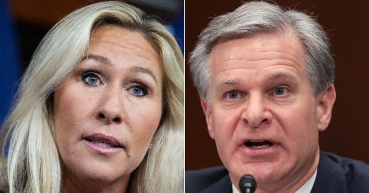 FBI Director Drops The Mic On Marjorie Taylor Greene’s Massive Government Slip-Up FBI Director Drops The Mic On Marjorie Taylor Greene’s Massive Government Slip-Up