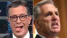 Colbert Audience Goes Nuts For Ballsy Joke About Kevin McCarthy Colbert Audience Goes Nuts For Ballsy Joke About Kevin McCarthy