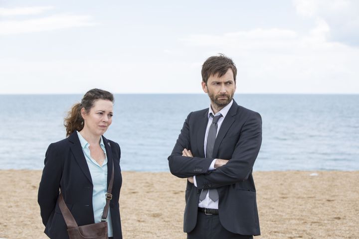 Olivia Colman and David Tennant in Broadchurch