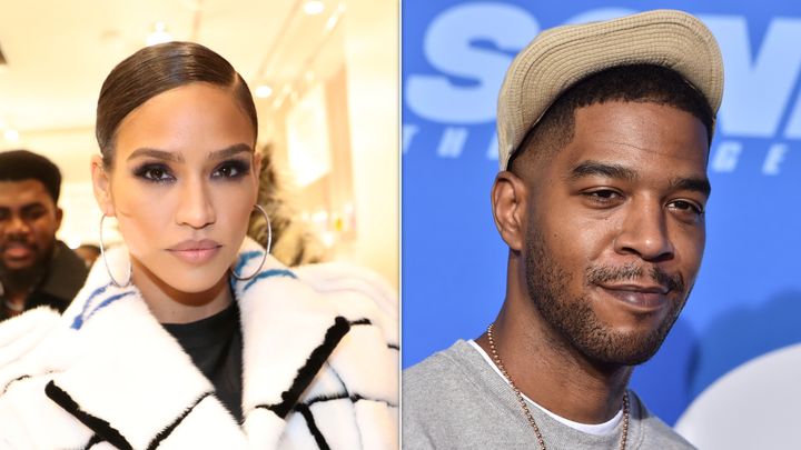 The singer Cassie claims in her lawsuit that Diddy was furious when she began dating the rapper Kid Cudi (right).