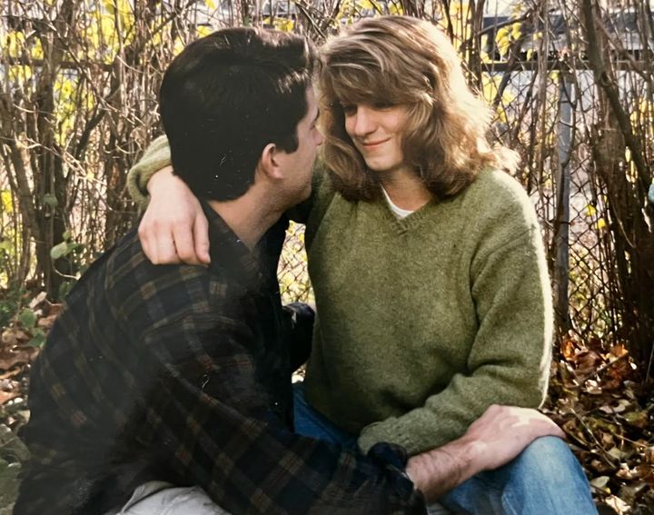 The author and her husband, Mark, in 1996.