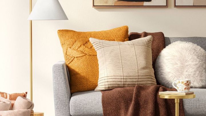 Inviting throw pillows you can get at Target