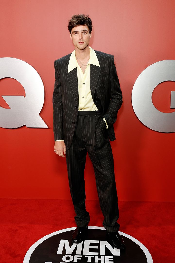 Jacob Elordi is photographed at GQ's Men of the Year Party on Thursday in West Hollywood, California.